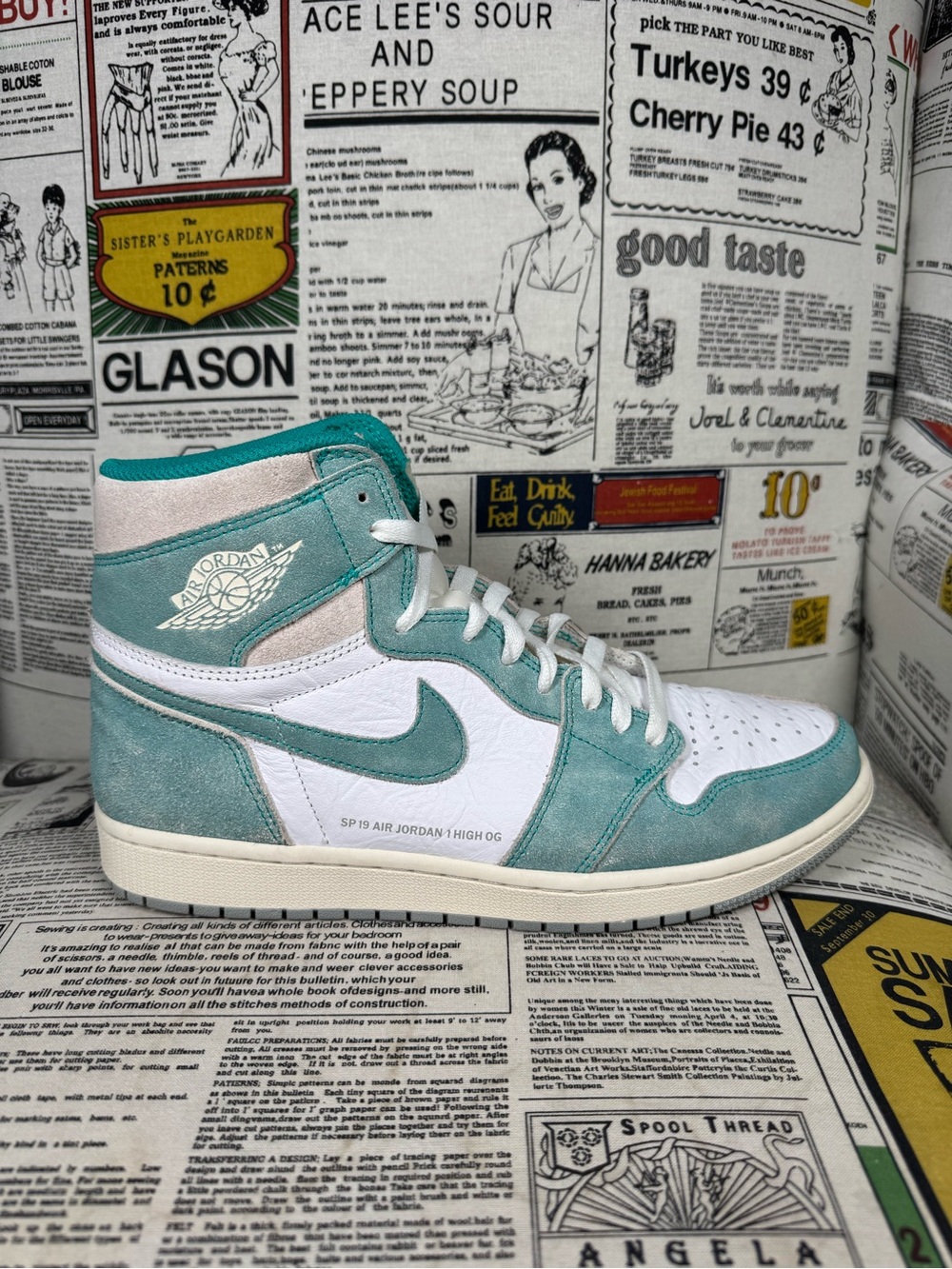 Nike Air Jordan 1 High Teal/White